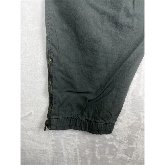 Sonoma Over the Belly Utility Jogger Maternity Pants Zip Hem Gray Size Large NEW - Picture 10 of 12